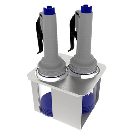 Saucenspender Kit mit Portionskontrolle MAX | GN1/6 | 500ml | ASEPT